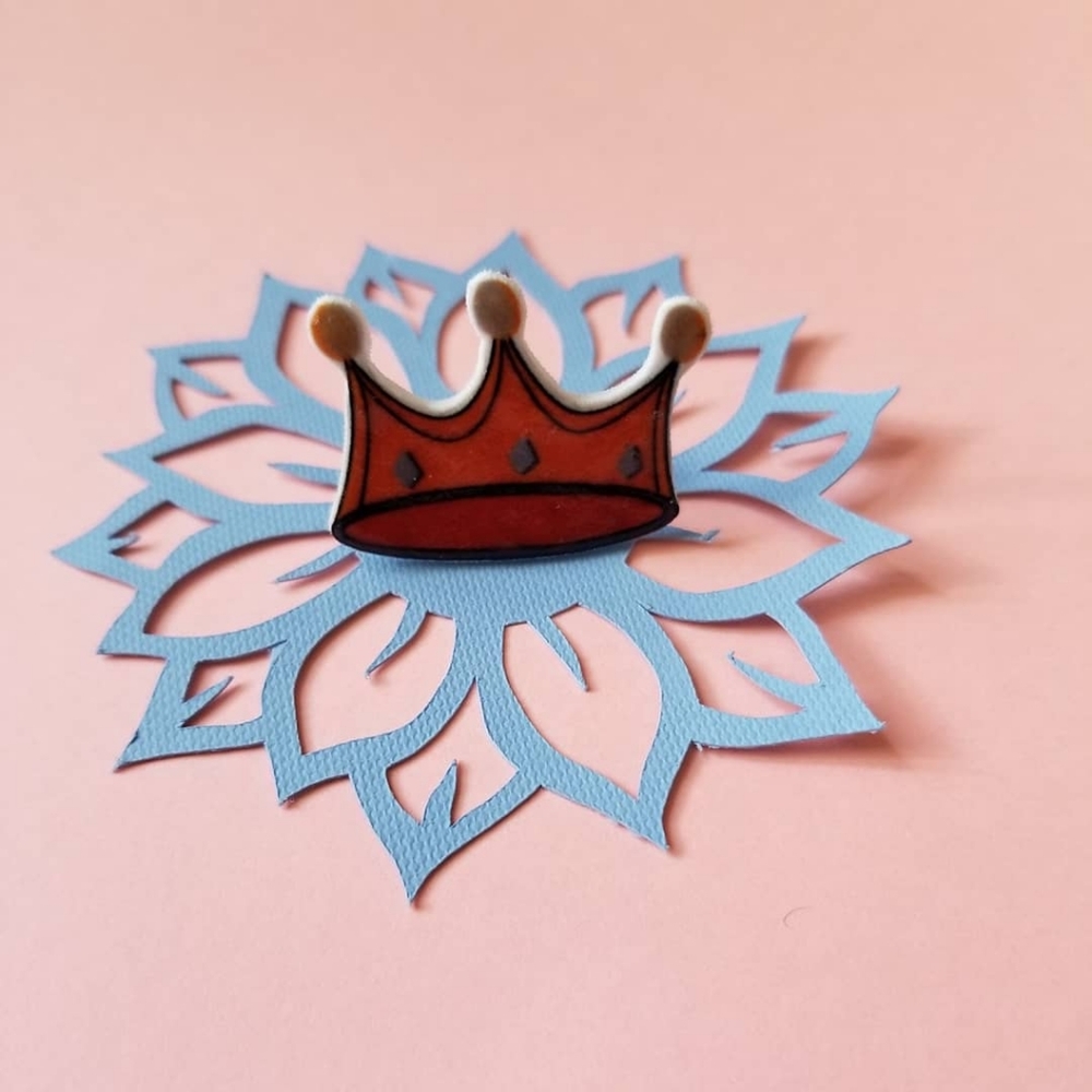 Handmade Crown pendant